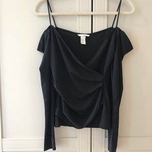 Long sleeve off the shoulder top